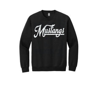 Sweetwater Mustangs - Script with Tail Crewneck Sweatshirt