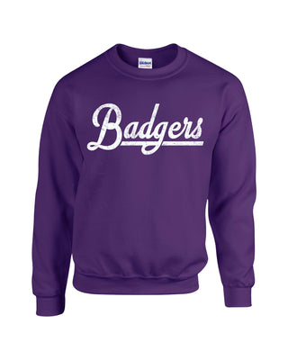 Merkel Badgers - Script with Tail Crewneck Sweatshirt
