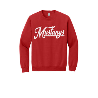 Sweetwater Mustangs - Script with Tail Crewneck Sweatshirt