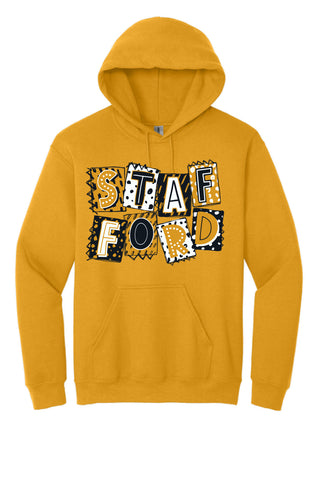 Stafford Lions - Scrapbook Box Hoodie