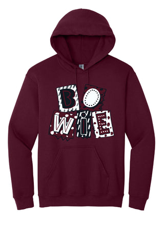 Bowie Bobcats - Scrapbook Box Hoodie