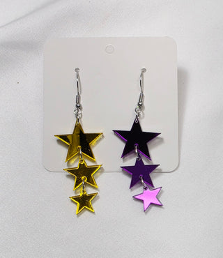Stars Big to Little Earrings