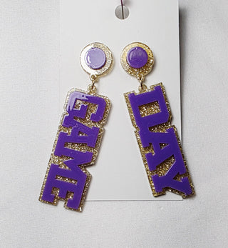 Game Day Layered Acrylic Earrings