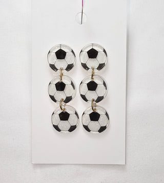 Sport Balls Cascading Earrings