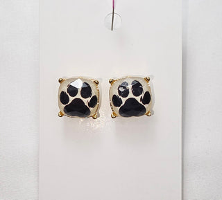 Square Paw Studs