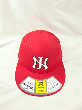 Jim Ned Indians - JN Red Fitted Cap