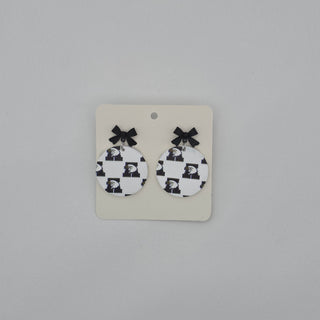 Abilene High Eagles - Game Day Cuties with Bow Earrings