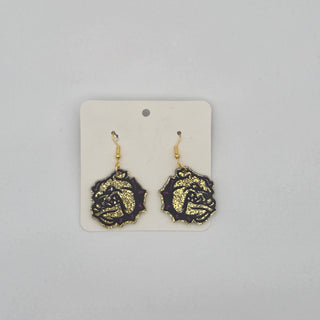 Wylie Bulldogs - Bulldog Face Dangle Earrings
