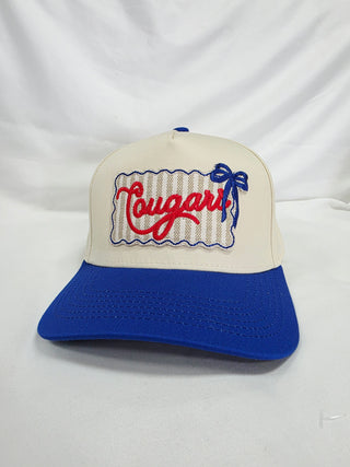 Cooper Cougars - Striped Patch Trucker Caps