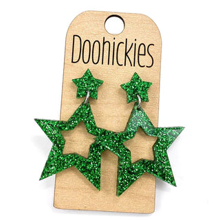 Star Dangle Acrylic Earrings