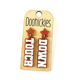 Touch Down with Star Acrylic Earrings