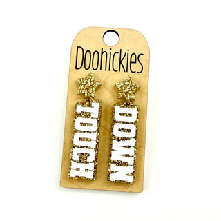 Touch Down with Star Acrylic Earrings