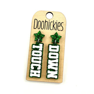 Touch Down with Star Acrylic Earrings