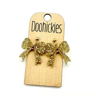 Bow Dangle Acrylic Earrings
