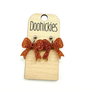 Bow Dangle Acrylic Earrings