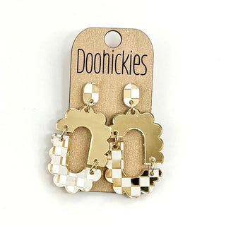 Brooklin Checkered Earrings