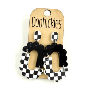 Brooklin Checkered Earrings