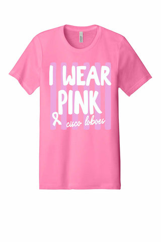 Cisco Loboes Booster Club - I Wear Pink on Pink
