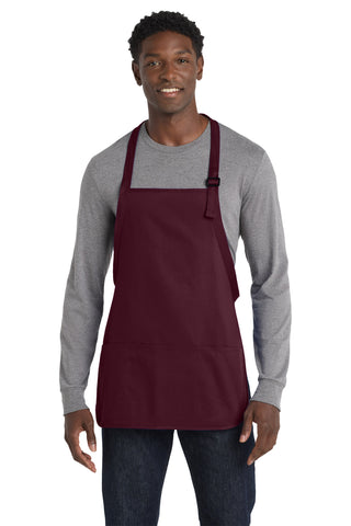 Port Authority® Medium-Length Apron with Pouch Pockets.  A510