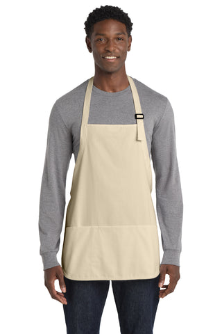 Port Authority® Medium-Length Apron with Pouch Pockets.  A510