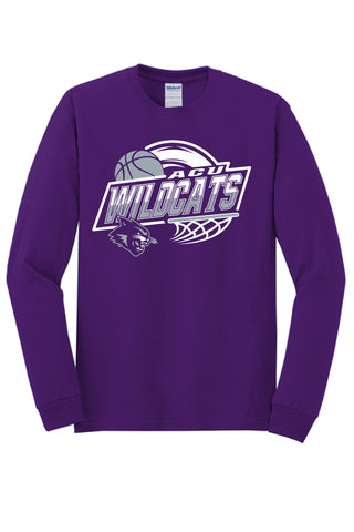 Abilene Christian University Wildcats - Basketball Long Sleeve T-Shirt