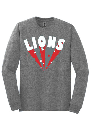Albany Lions - Stars Long Sleeve T-Shirt