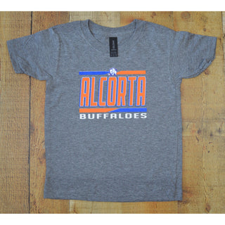 Alcorta Buffaloes - Toddler Split Stripe T-Shirt