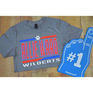 Allie Ward Wildcats - Split Stripe T-Shirt