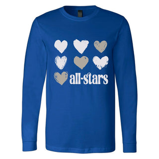 Ortiz All-Stars - Foil Hearts Long Sleeve T-Shirt