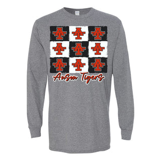 Anson Tigers - 9 Boxes Long Sleeve T-Shirt