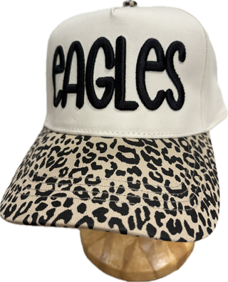 Eagles - Puff Leopard Bill Trucker Cap