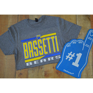 Bassetti Bears - Split Stripe T-Shirt