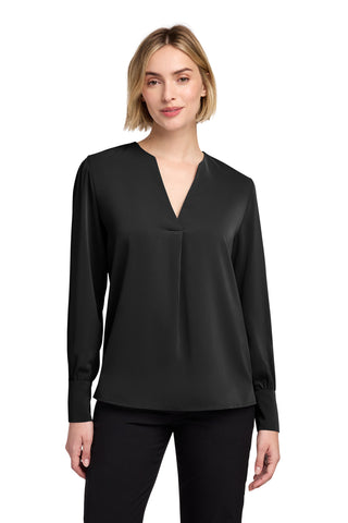 Brooks Brothers® Women's Open-Neck Satin Blouse BB18009