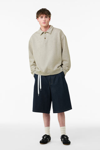 BELLA+CANVAS® Unisex 10-Ounce Polo Sweatshirt BC4741