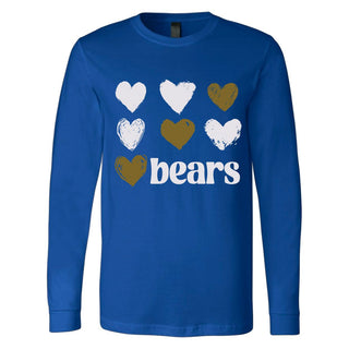 Bassetti Bears - Foil Hearts Long Sleeve T-Shirt