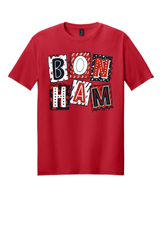 Bonham Bulldogs - Scrapbook Box T-Shirt
