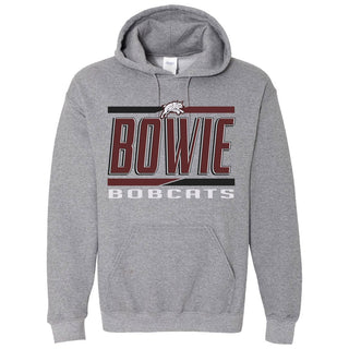 Bowie Bobcats - Split Stripe Hoodie