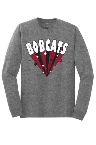 Bowie Bobcats - Stars Long Sleeve T-Shirt