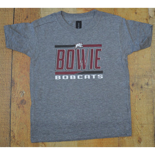 Bowie Bobcats - Toddler Split Stripe T-Shirt