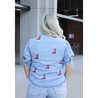 Bailey Boot Short-Sleeve Top