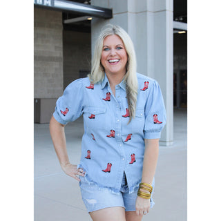 Bailey Boot Short-Sleeve Top