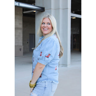 Bailey Boot Short-Sleeve Top