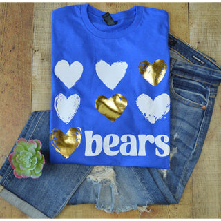 Bassetti Bears - Foil Hearts T-Shirt