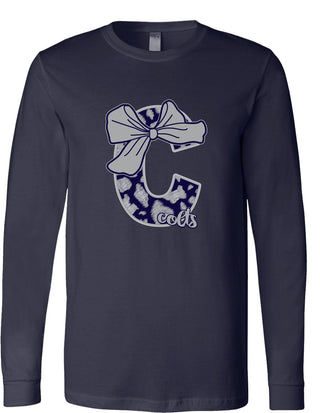 Craig Colts - Bow Letter Long Sleeve T-Shirt