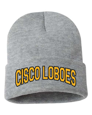 Cisco Loboes Booster Club - Grey Beanie