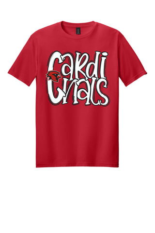 Clack Cardinals - Funky Stack T-Shirt