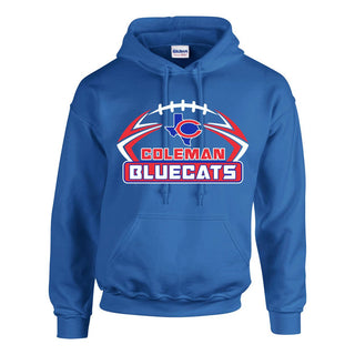 Coleman Bluecats - Football Hoodie