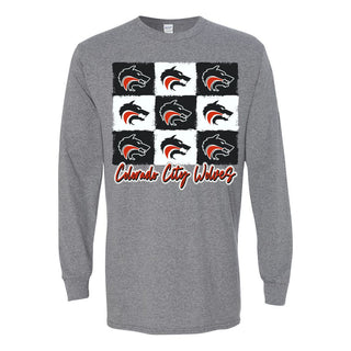 Colorado City Wolves - 9 Boxes Long Sleeve T-Shirt