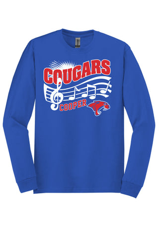 Cooper Cougars - Band Long Sleeve T-Shirt