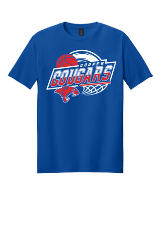 Cooper Cougars - Basketball T-Shirt